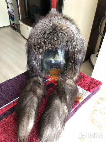 Шапка чернобурка