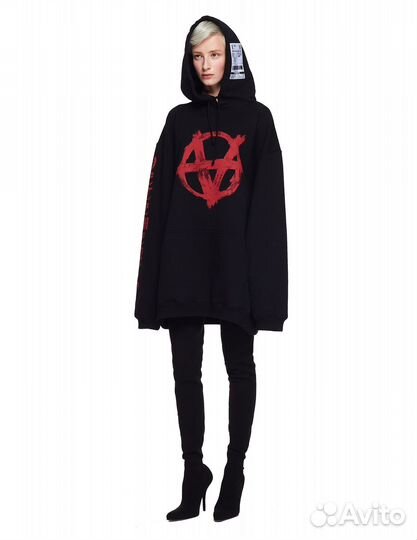Vetements anarchy hoodie
