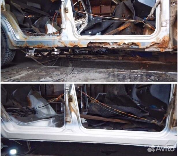 Комплекты ремонтных порогов на Subaru Forester 1