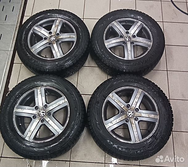 Диски литые r17 на VW Touareg