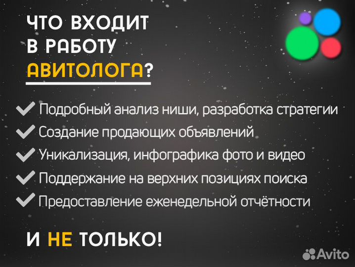 Авитолог / Продвижение бизнеса