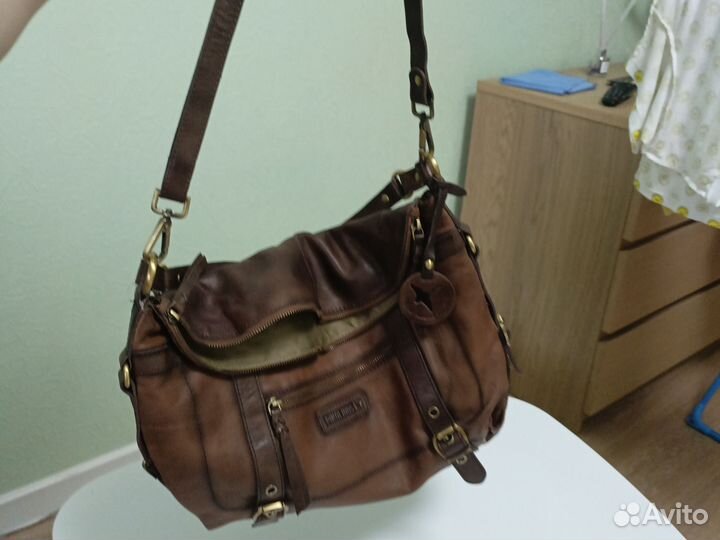Сумка женская натуральная кожа италия