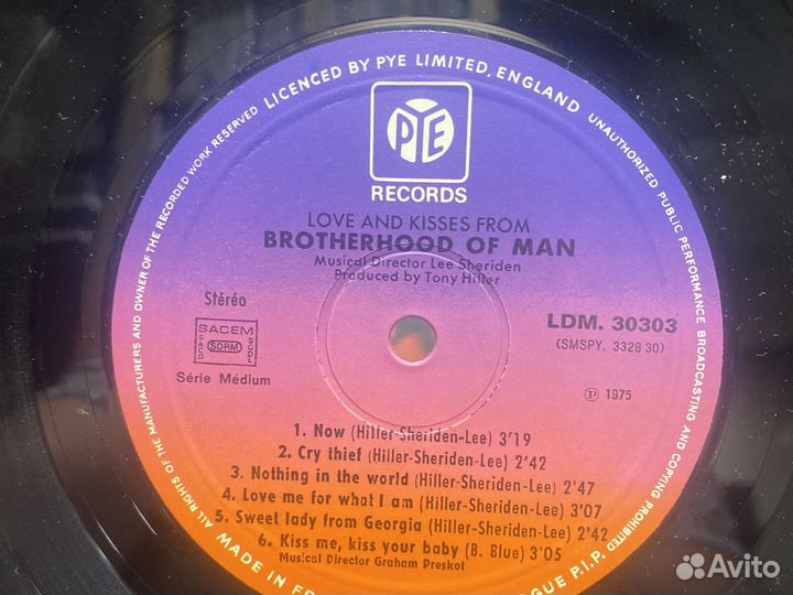 Виниловые пластинки brotherhood OF MAN