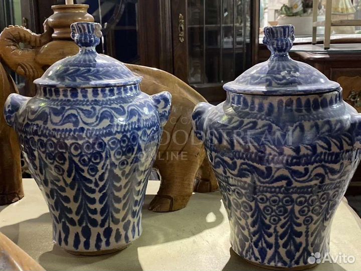 Ваза с крышкой. Винтаж