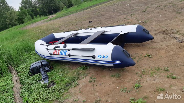 Лодка пвх нднд 340 с мотором Ямаха 5 4такта