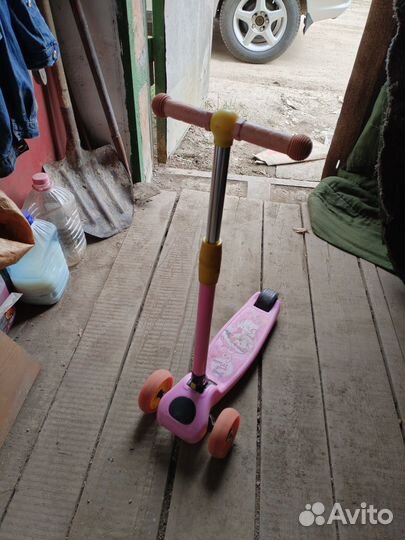 Самокат детский трехколесный складной