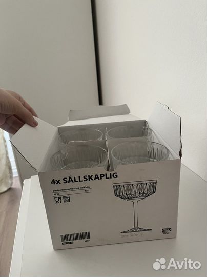 Бокалы для шампанского IKEA сэлльскаплиг