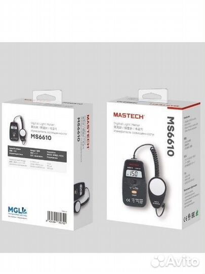Люксметр mastech MS6610