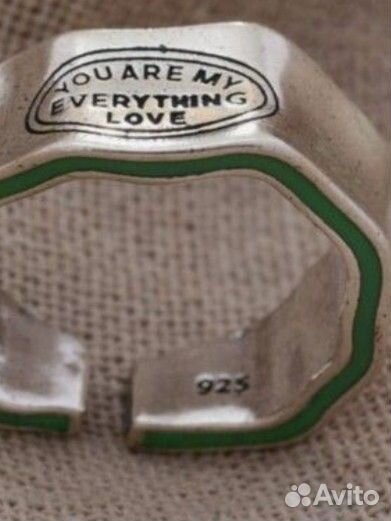 Кольцо с надписью