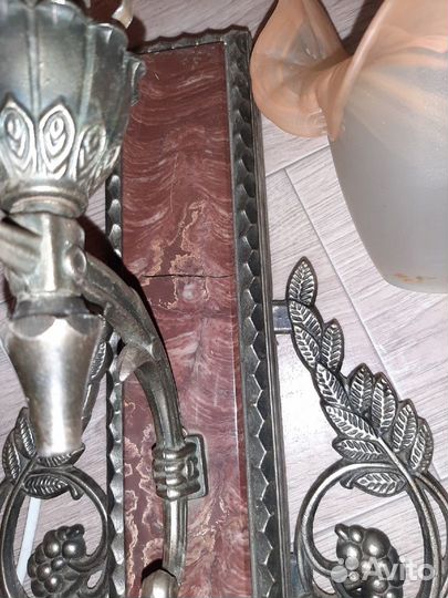 Бра светильник,зик Уральская рябинушка(яшма)