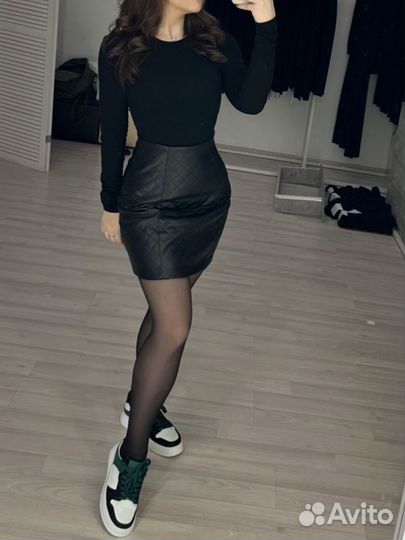 Кожанная юбка