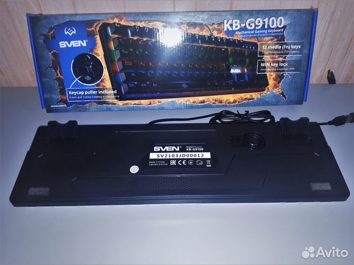 Новая Игровая Механическая Клавиатура SveN G-9100M