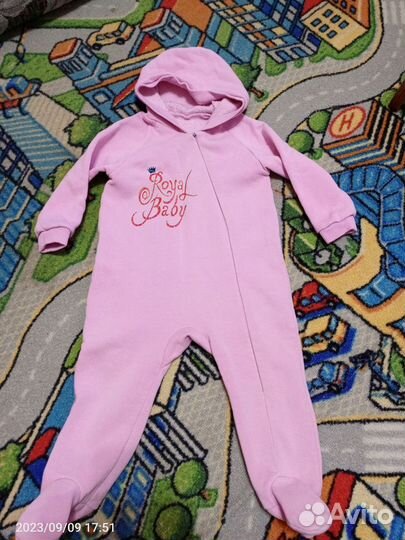 Вещи пакетом на девочку 74 80