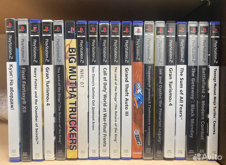 PS2 игры лот
