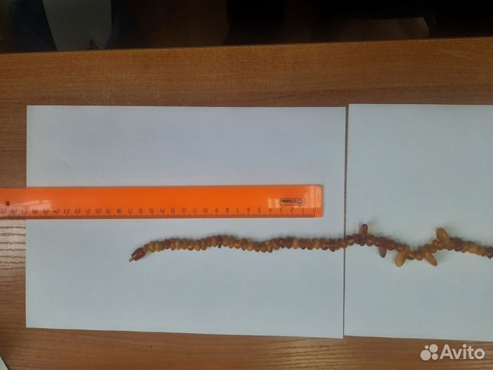 Бусы из натурального янтаря