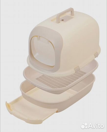 Туалет домик для кошек большой