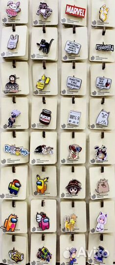 Значок деревянный