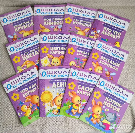 Развивающие книжки для малыша Школа семи гномов 0+