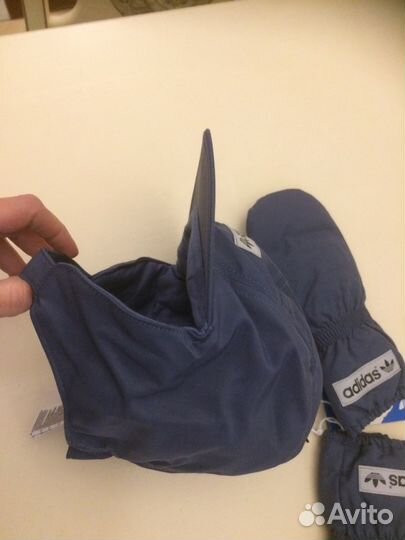 Комплект шапка и варежки adidas