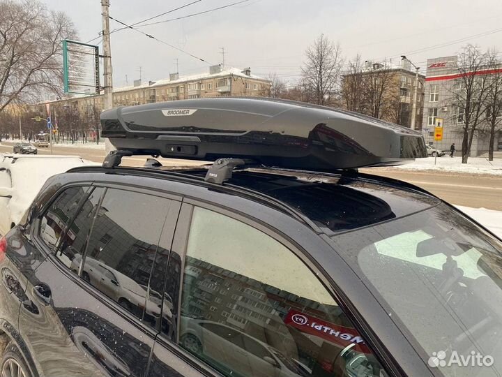 Автобокс Broomer Venture LS 450 л Чёрный металлик