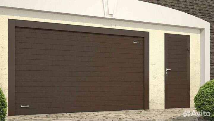 Ворота гаражные секционные автоматические