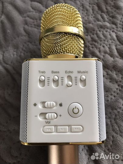 Беспроводной караоке микрофон блютуз колонка Q9