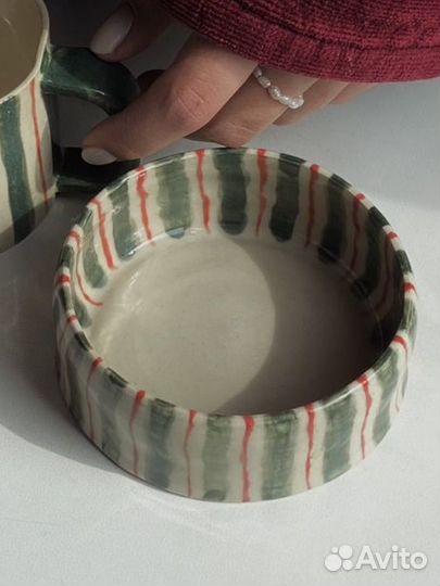 Керамическая пиала ручная работа