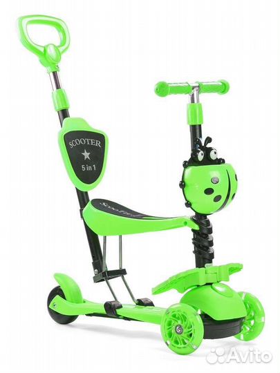 Самокат беговел 5 в 1. Новый
