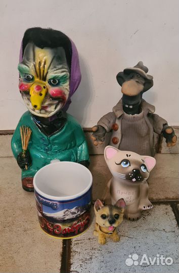 Фигурки керамические, сувениры, баба Яга