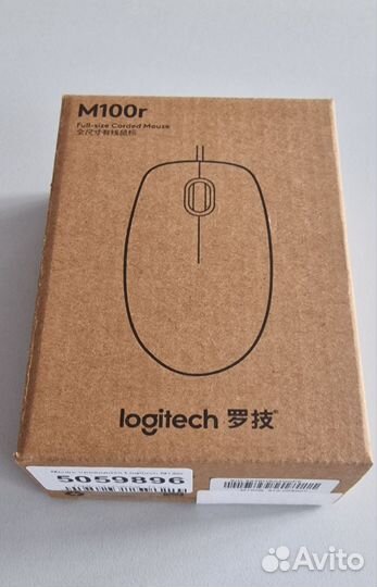Мышь logitech m100r