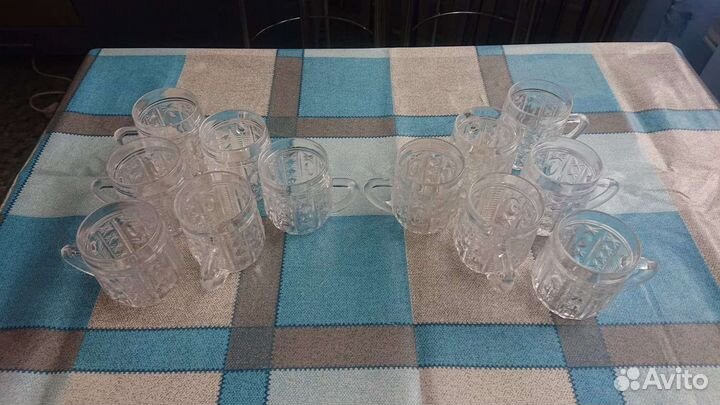 Кружки хрустальные