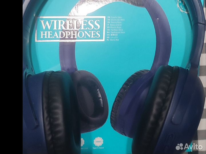 Беспроводные наушники Hoco w33 Art Sount blue