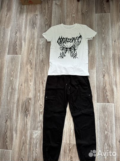 Брюки джогеры на девочку 158