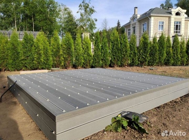 Террасная доска дпк тиснение