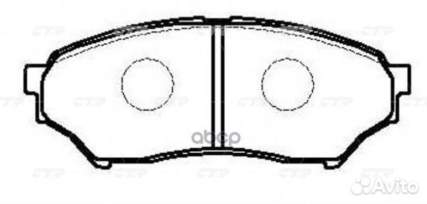 CKM-35 Колодки тормозные дисковые перед G