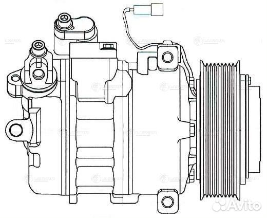Компрессор кондиционера Камаз 5490