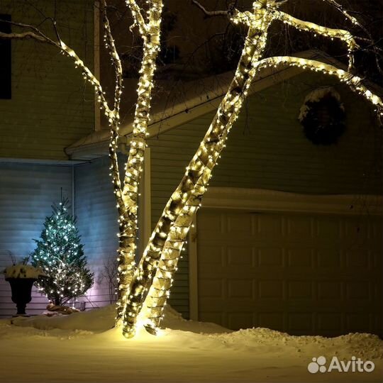 Новогодняя гирлянда нить