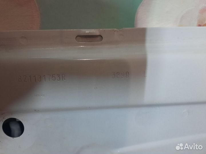 Дверь задняя левая renault logan 2