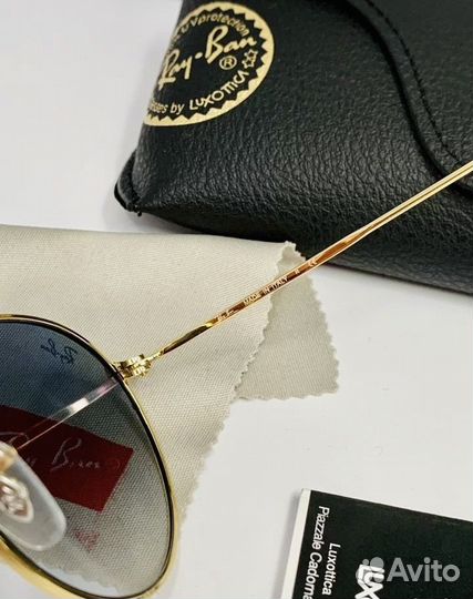 Солнцезащитные очки ray ban round metal