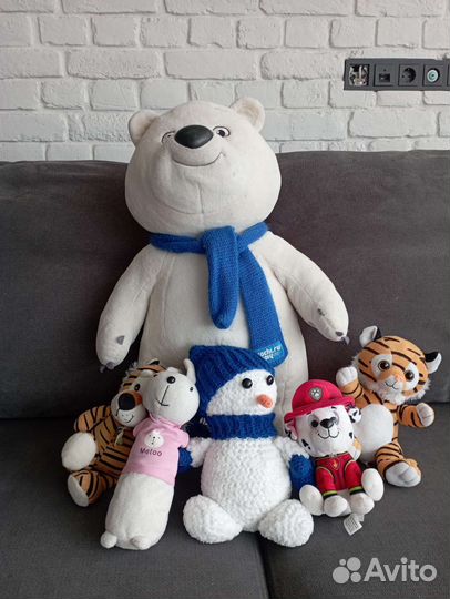 Большой Плюшевый мягкая игрушка Медведь sochi 50см