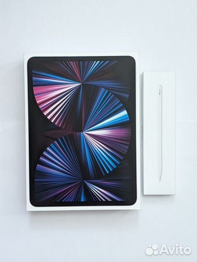 iPad Pro M1 2021 128 GB Серебристый + Чек