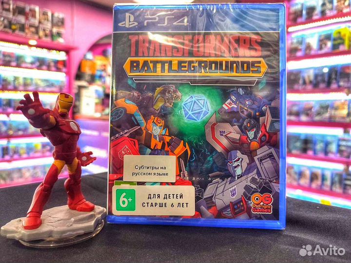 Диск PS4 Transformers Battlegrounds (Новый)