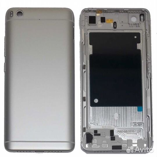 Задняя крышка для Xiaomi Mi5s серебристая