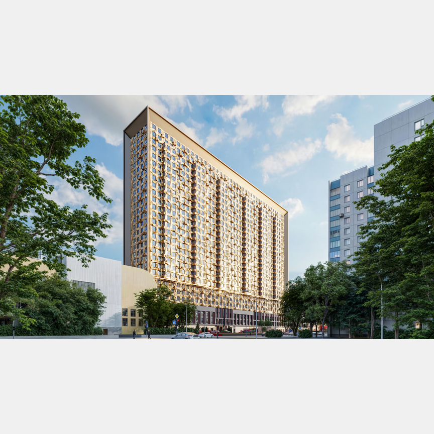 1-к. апартаменты, 39,5 м², 5/28 эт.