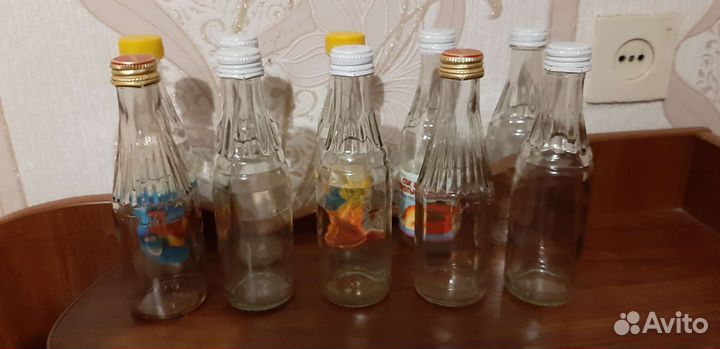 Бутылочки стеклянные, 0,2л