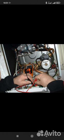 Обслуживание,ремонт котлов,водонагревателей