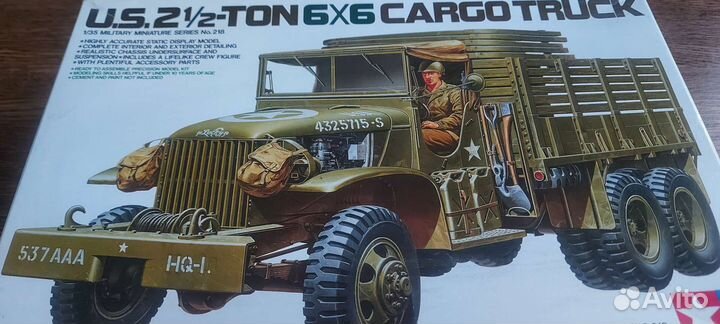 Tamiya 35218 US 2 1/2 ton 6x6 Cargo Truck