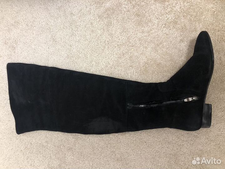 Ботфорты осенние замшевые 39