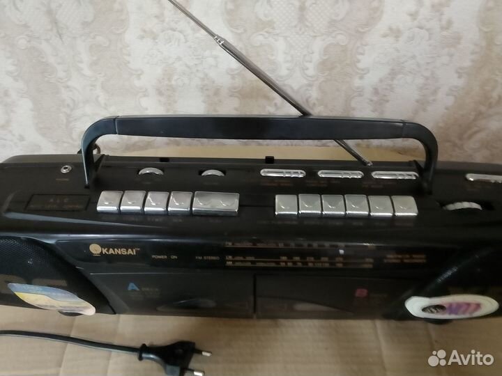 Продается двухкассетная магнитола kansai модель KS