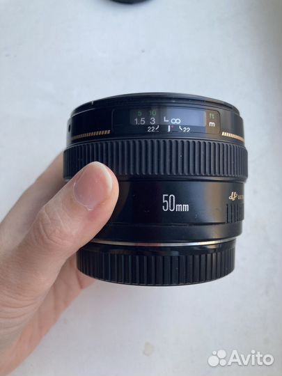 Объектив canon 50mm 1 4
